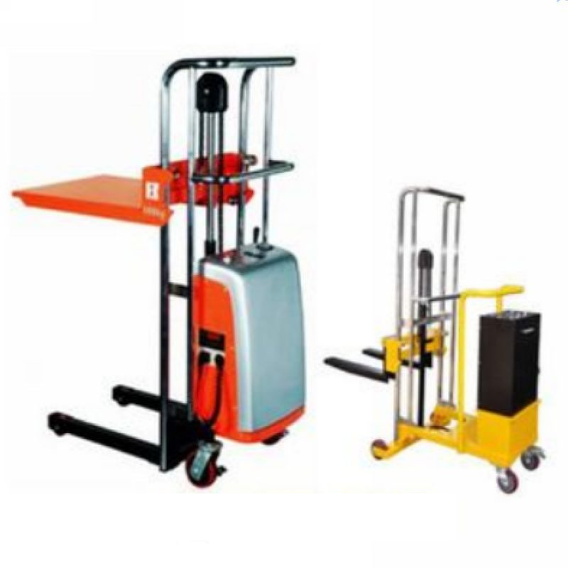 电动物料堆高车 手推电动平板物流车 物料升降车