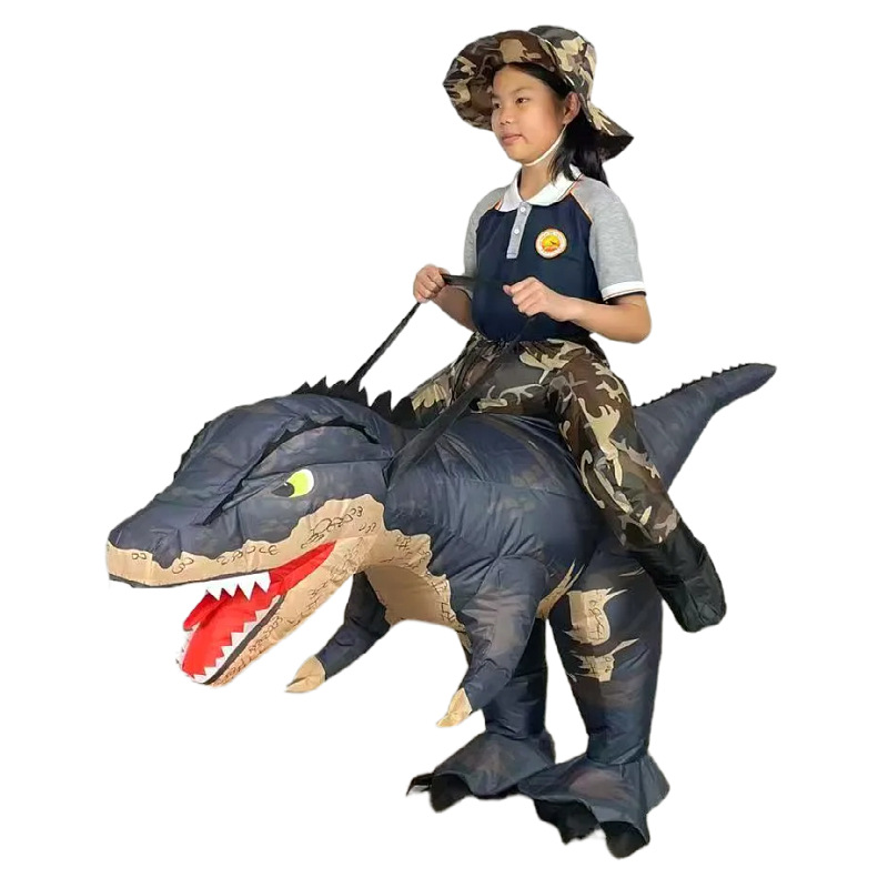 Cross-border nuevo Dragón corriendo ropa inflable Halloween maquillaje rendimiento apoyos muñeca divertida corriendo dragón ropa inflable