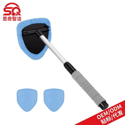Factory Wholesale Sponge Handle – Car cleaning tools - 1-b-type-eva-pentagonal-plastic-piece-3-light-blue-cloth-covers