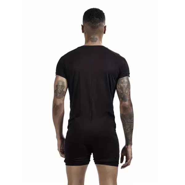 M 748 Button Front Training Jumpsuit Men's One-piece Suit