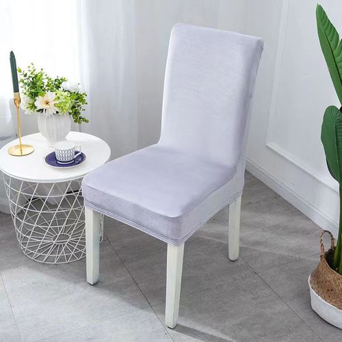 Product Thicken Silver Fox Fleece Elastic Chair Cover for Home Hotel Dining Chair Leisure Chair Protector