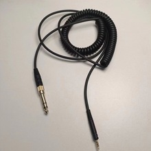 适用森海塞尔HD598 HD599耳机弹簧连接线M40X M50X耳机弹簧升级线