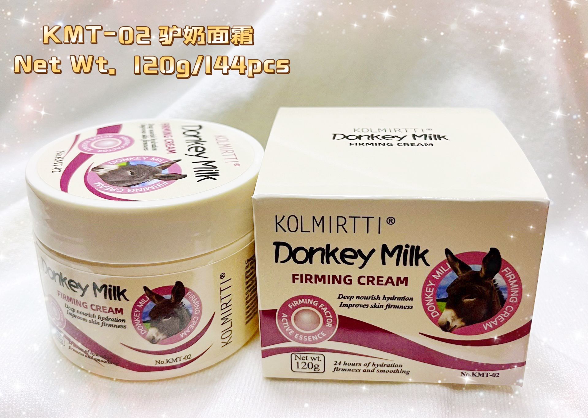 Crema facial hidratante KOLMIRTTI – con leche de burro y colágeno de arroz, nutrición profunda y reparación facial