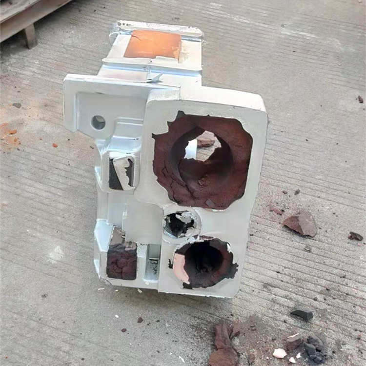 溪熙高频落砂气锤缸体缸盖气动振动器苏州铸造件内部砂芯清除