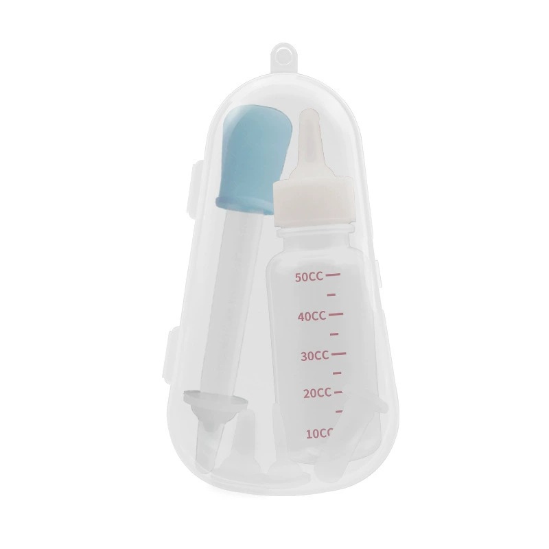 Botella de alimentación del gato del animal doméstico recién nacido gatito cachorro pezón de silicona suave pezón cachorro conejo Dispositivo de enfermería gato suministros
