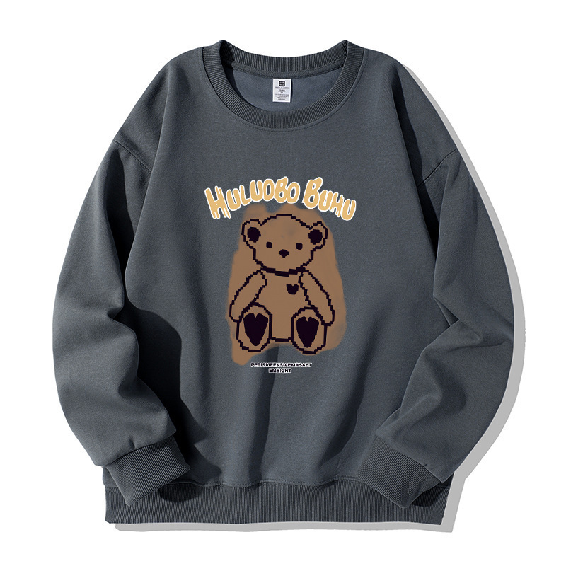 24秋冬とベルベットの女性の新モデルはカジュアルな上着を厚くして、ゆったりして痩せている長袖のファッションを着ているins