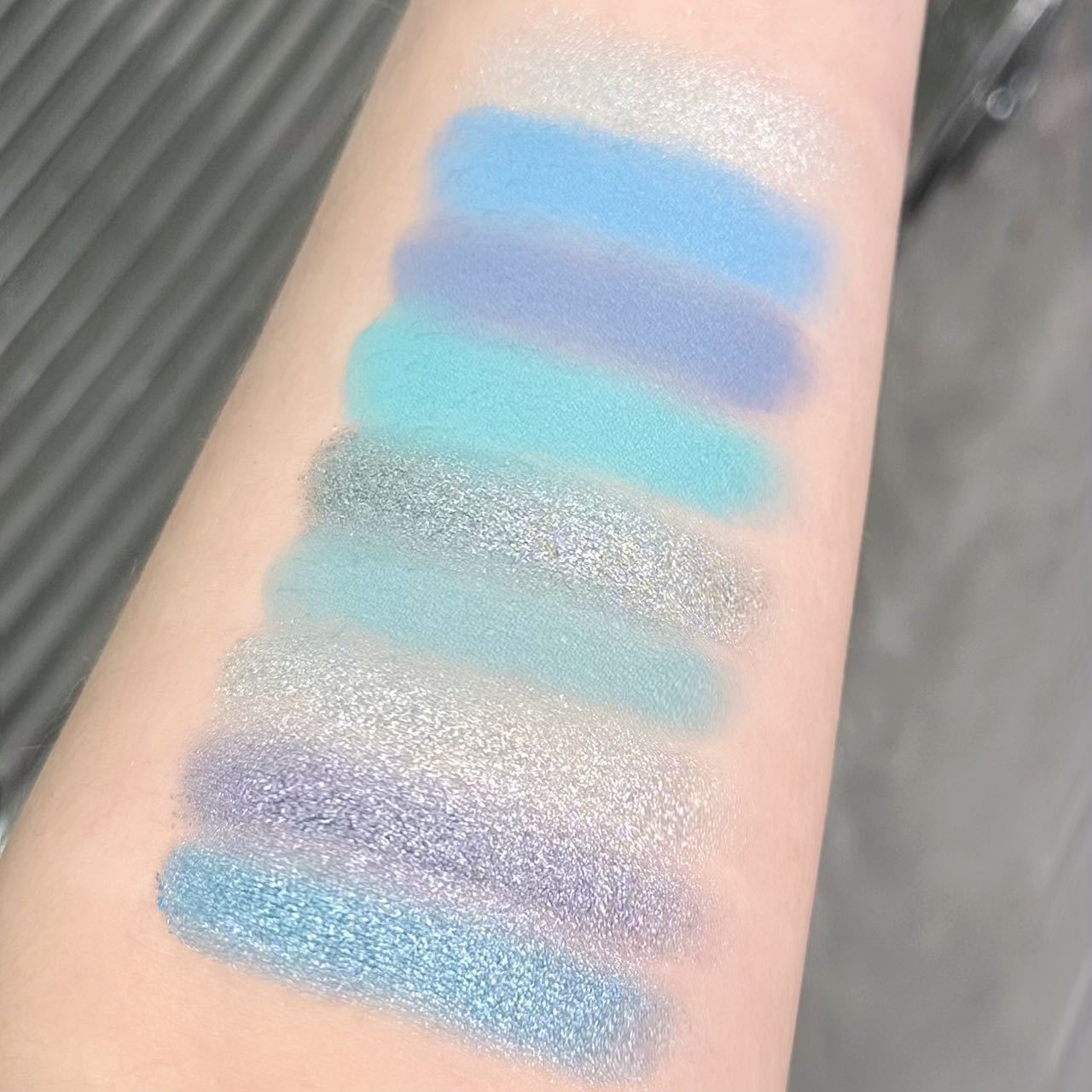 COOL STORY Blue Witch 9-color Eyeshadow Palette fang Sweat Klein Blue cos Stage Festival Colorful Makeup undefined