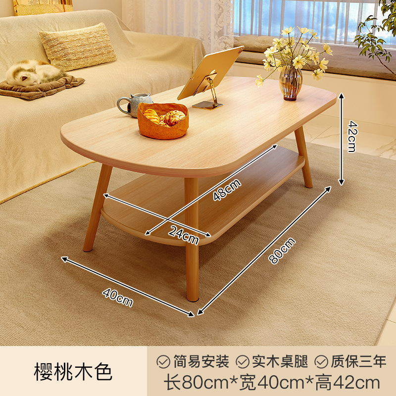 Mesa de té sala de estar casa pequeño apartamento sofá mesa de té chino madera maciza SALA DE ALQUILER creativo simple mesa plegable