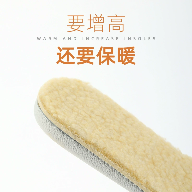 Зимние мужские и женские кроссовки из латексной стельки из овечьей шерсти, повышающие изоляцию на флисовой подкладке, цельная стелька