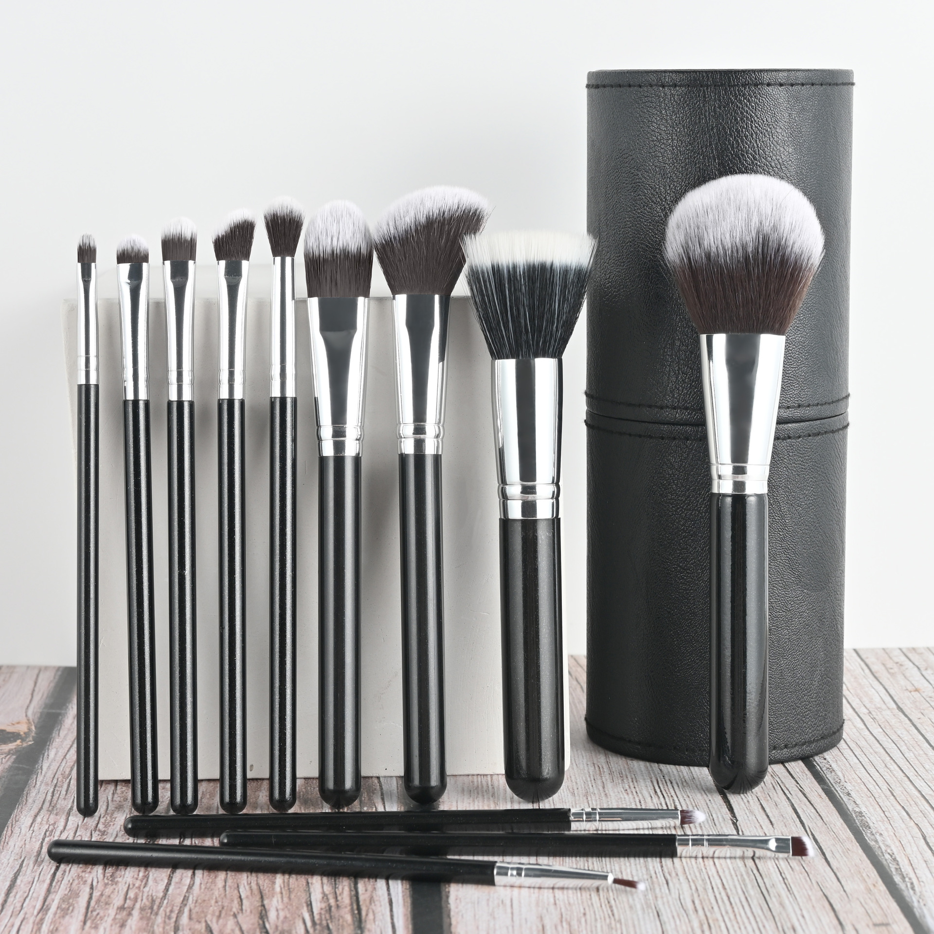 Zonia 20 piezas/15 piezas/30 piezas/42 piezas/24 piezas juego de pinceles de maquillaje cepillo de polvo suelto de pelo de animal venta directa transfronteriza