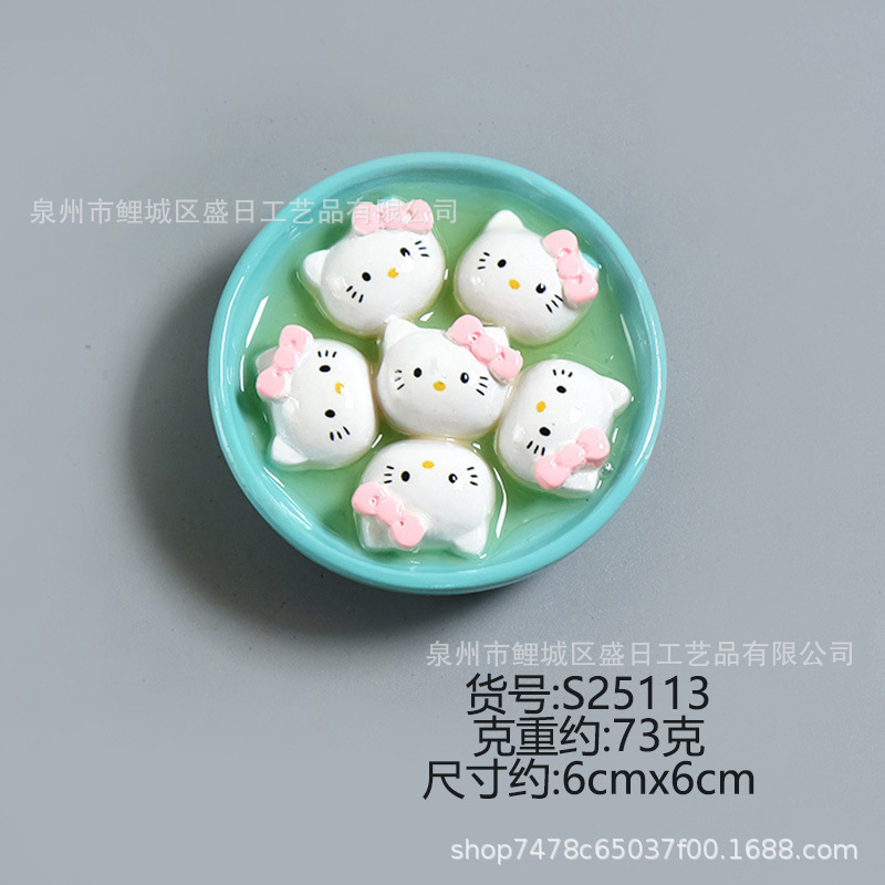 新款创意仿真食玩树脂冰箱贴3D卡通小猫系列磁性贴厂家批发|undefined