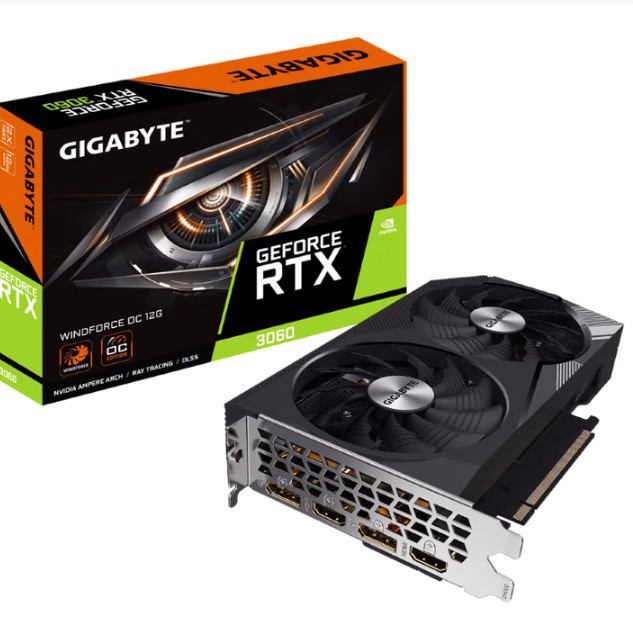 Gigabyte Rtx 3060 12g Windforce Desktop Computer Game Ai Painting Design Graphics Card