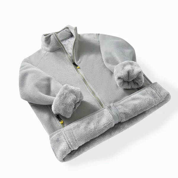 2025 New Austrian Grain Fleece Fleece Women's Top Warm Windproof Arctic Fleece Jacket Men's Casual fleece-lined Thickened