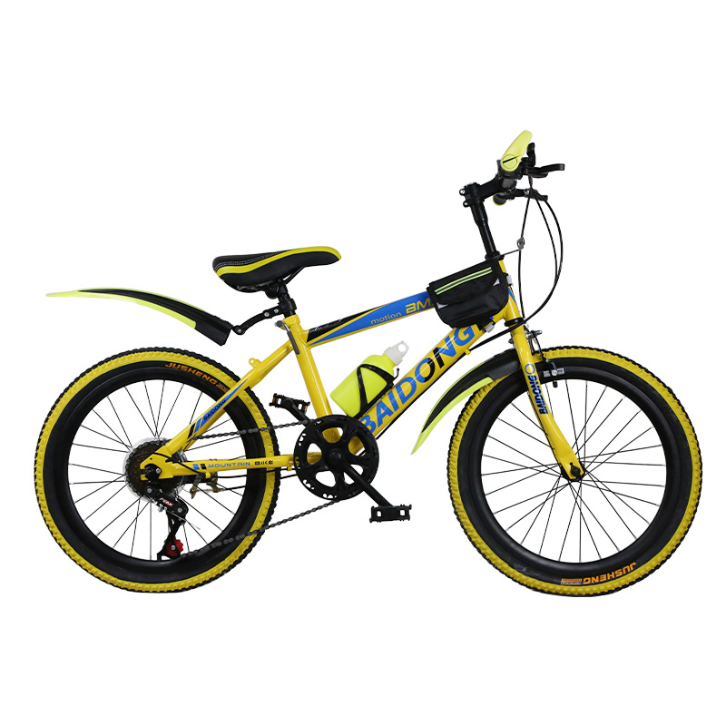 Bicicletas de estudiantes personalizadas para niños mayores, niños, bicicleta de montaña de velocidad variable, niños y niñas, vehículos de carretera de amortiguación de doble cilindro