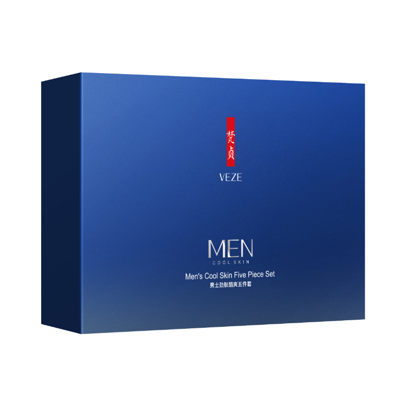 Set de Cuidado de la Piel para Hombre Fanzhen, Limpieza Profunda, Hidratante, Refrescante, Control de Grasa, Limpiador Facial, Loción, Crema, Fabricante, Venta al por Mayor