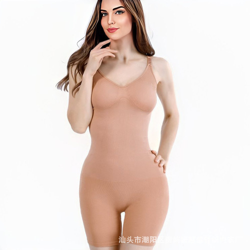 European and American Shaping Bodysuit Skims Shaping Bodysuit Adjusted Large Size Leggings Flat-Front Tight Buttock Lifting