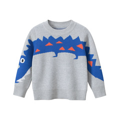 27kids brand children's clothing spring 2024 new children's sweater cartoon knitwear for boys wholesale