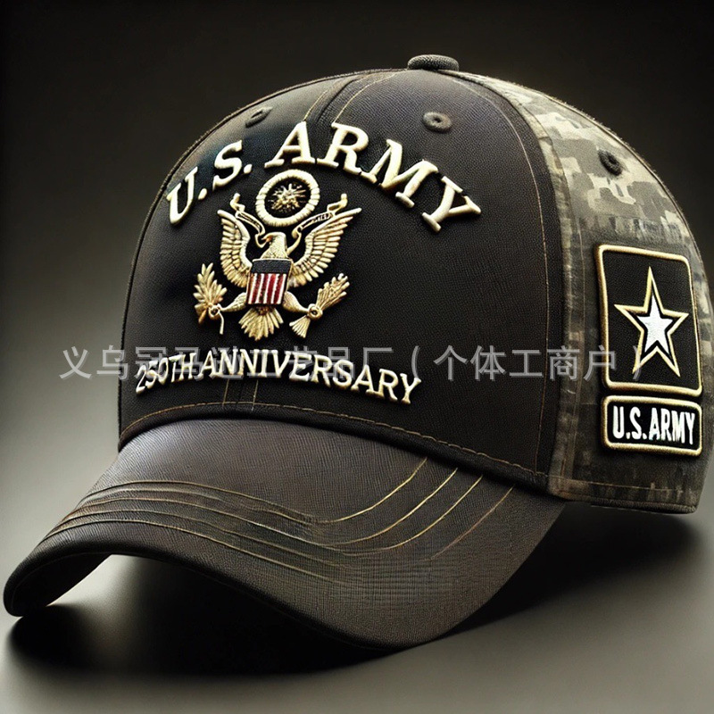 老鹰棒球帽250周年刺绣纪念帽南瓜鸭舌帽 250th Anniversary Cap|undefined