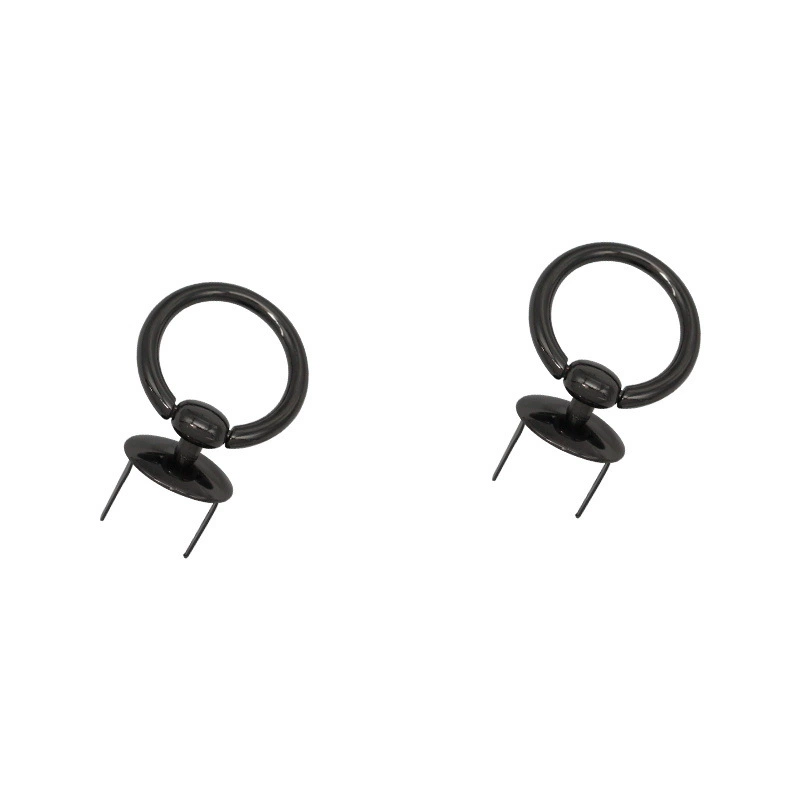 Round -hanging buckle bag hardware accessories backpack backpack with buckle bag with ring chain ring buckle hanging bag with chain hanging buckle