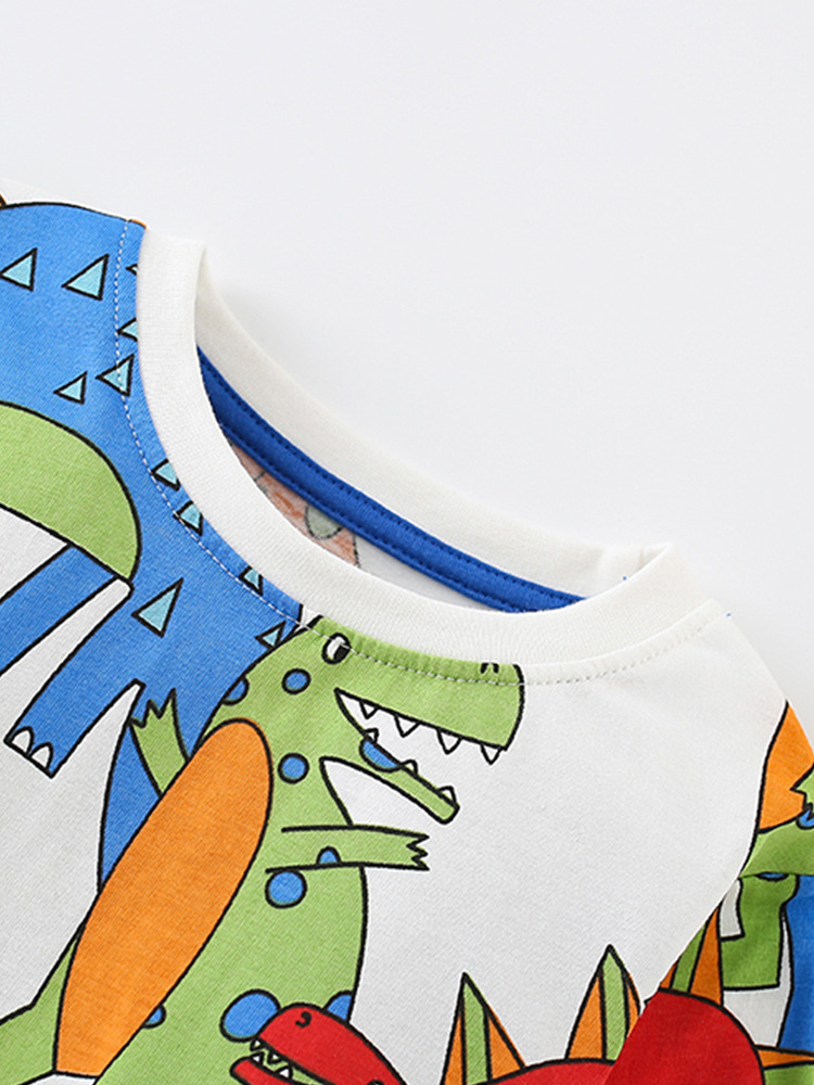 Ropa de hogar para niños malwee transfronteriza otoño e invierno nuevo traje de pantalón de cintura elástica de manga larga con cuello redondo para niños europeos y americanos