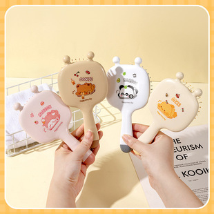 Cute bee cartoon printing airbag massage comb student hair comb portable Girl Special long hair air cushion comb