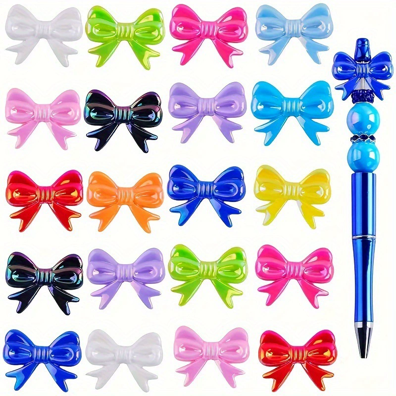 30 шт. смешанные цвета фокусные бусины для ручек, оптовая продажа, акриловые фокусные кросс-граничные