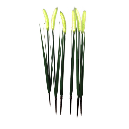 LED dog tail lawn lamp outdoor solar simulation flower lighting courtyard atmosphere reed landscape lamp