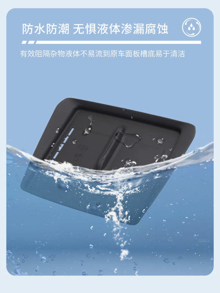 Suitable for Lynk & Co 07Emp Silicone Wireless Charging Pad, Central Control Protection Anti-Slip Mat, Modified Accessories and Interior Supplies