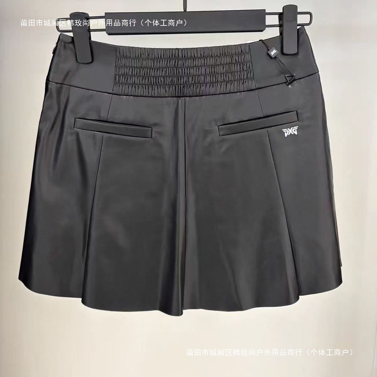 25 New Golf Clothing Women's Short Skirts, Fashionable and Versatile, Slimming Look and Anti-Exposure Leather Skirts, Trendy