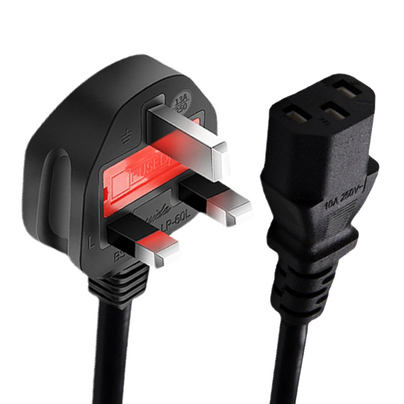 供应英国BS电源线新加坡马来西亚英规认证插头线插线板环保阻燃