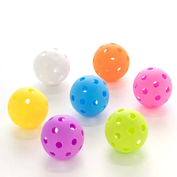 Cross-border hot selling PE rotomolding frosted pickled ball 72mm74mm one-piece forming 26 holes 40 holes factory wholesale