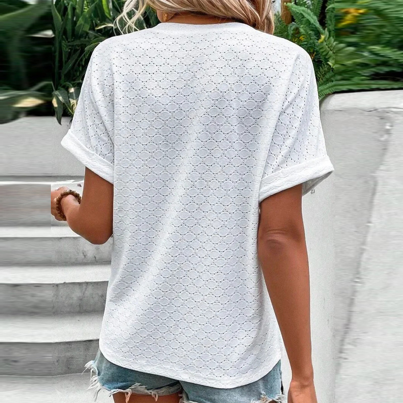 2026 Spring Summer European And American Cross-Border Independent Station New Women's Fashion Casual Solid Color_ecoleips.com
