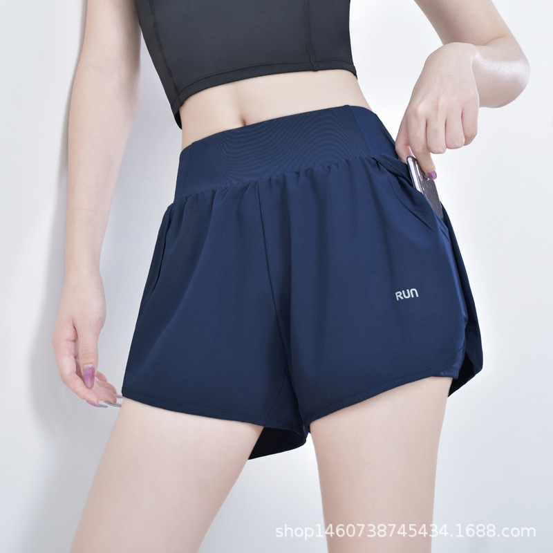 Women's Quick-Dry Sports Shorts, Anti-Exposure, Loose Yoga Pants, Running Training, 2026 New Style, Outdoor Fitness Pants, Summer