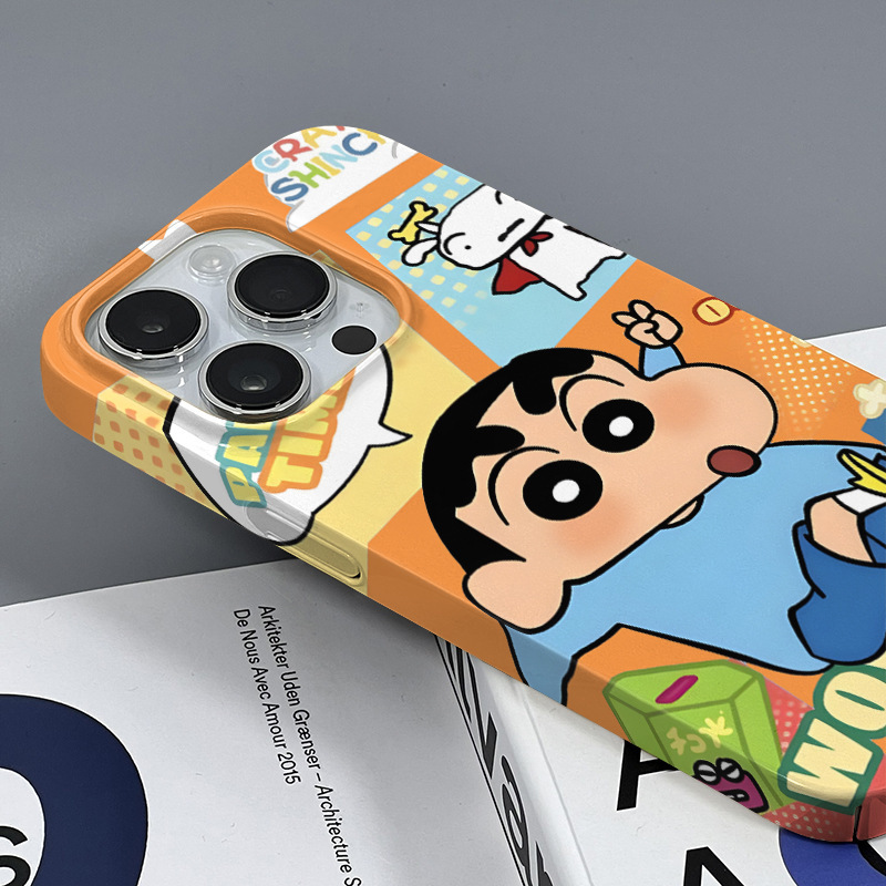 Ins風かわいいクレヨンしんちゃんはアップル16携帯ケースiphone15promaxを適用して、ケースアニメ1にぶつからない|undefined
