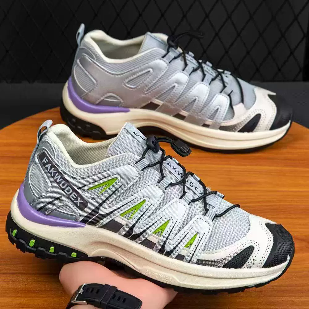 Наружная походная обувь мужская обувь весна 2025 новая дышащая повседневная спортивная обувь с толстой подошвой папочка обувь нескользкая и износостойкая