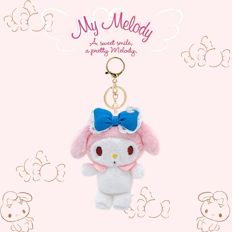 Плюшевая игрушка (Sanrio Hello Kitty) 10 см брелок/декор для сумки, оригинальное качество