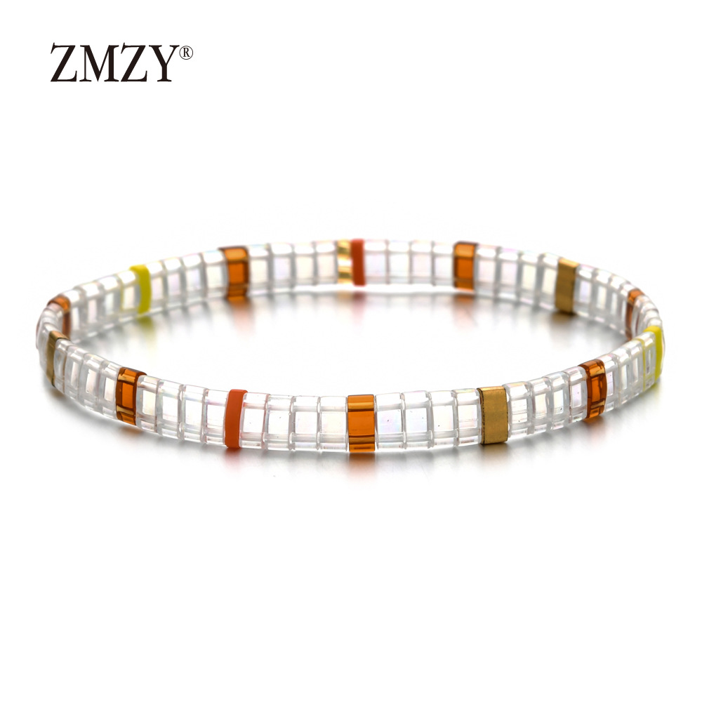 20g Weight Bracelets Classification Beaded Chain Material 1 Piece Quantity Holiday, Daily Occasion Beaded Material Colorful Pattern Women's Gender Bohemian Style Bohemian Colorful Beaded Wholesale Beaded Bracelets 6