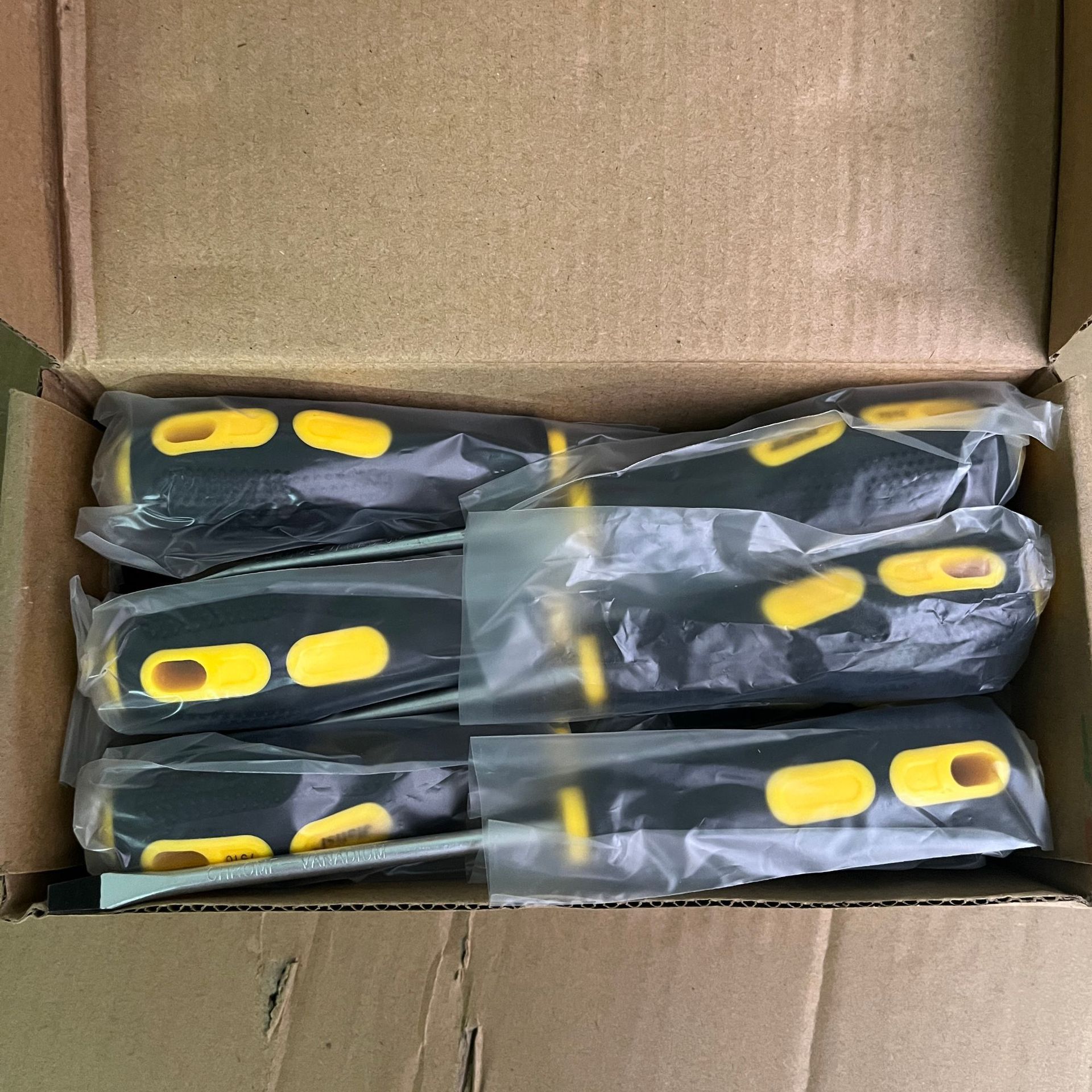 FUENTE fabricante protección del medio ambiente mango Destornillador solo destornillador mango de masaje solo destornillador