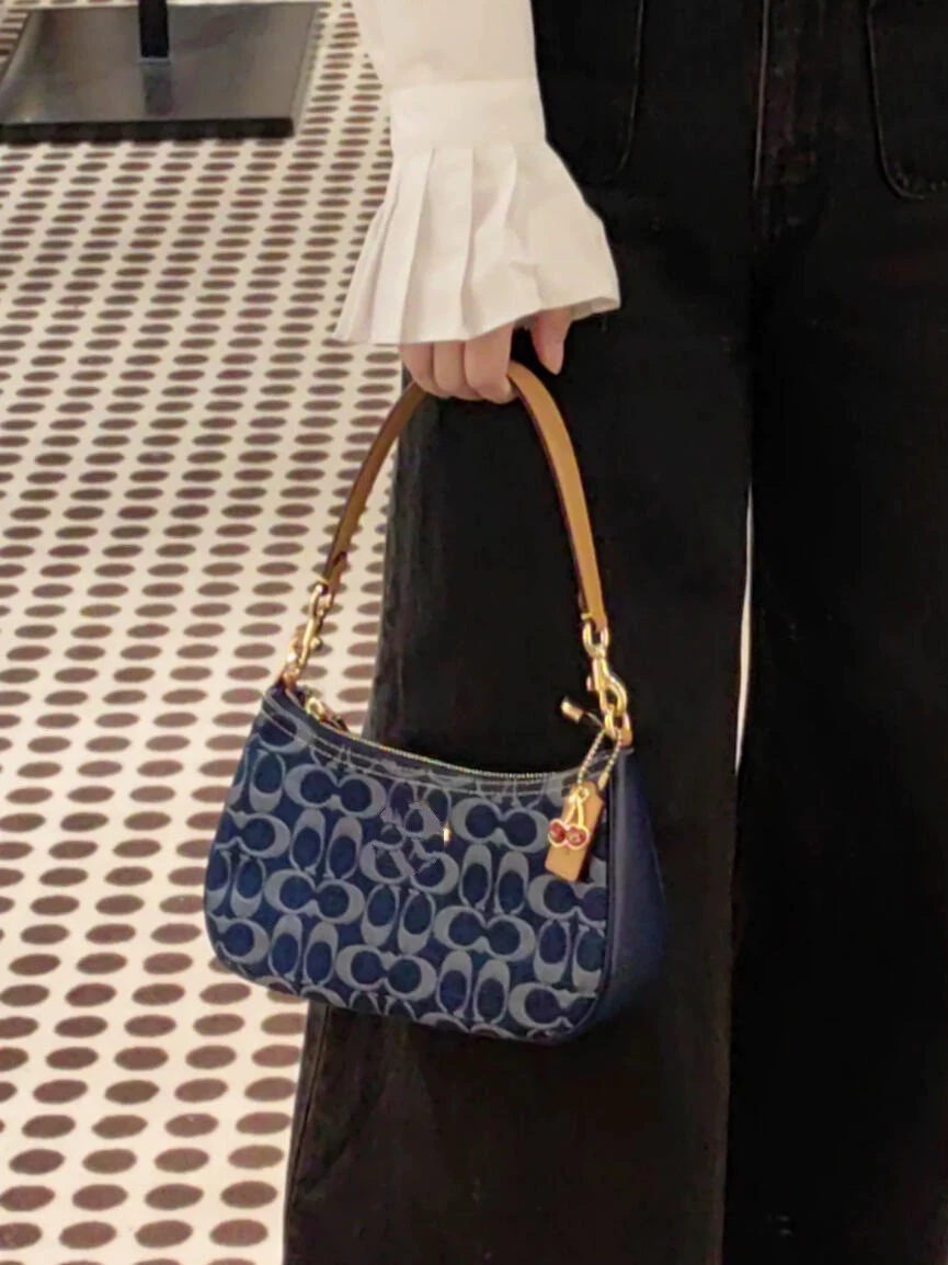 Унтарм сумка (Underarm bag) бренда 寇家, ретро сумка через плечо, цепь, однобортная сумка