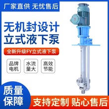 FYHY立式液下泵不锈钢液下泵黄磷液下泵长度定制材质定制水泵抽水
