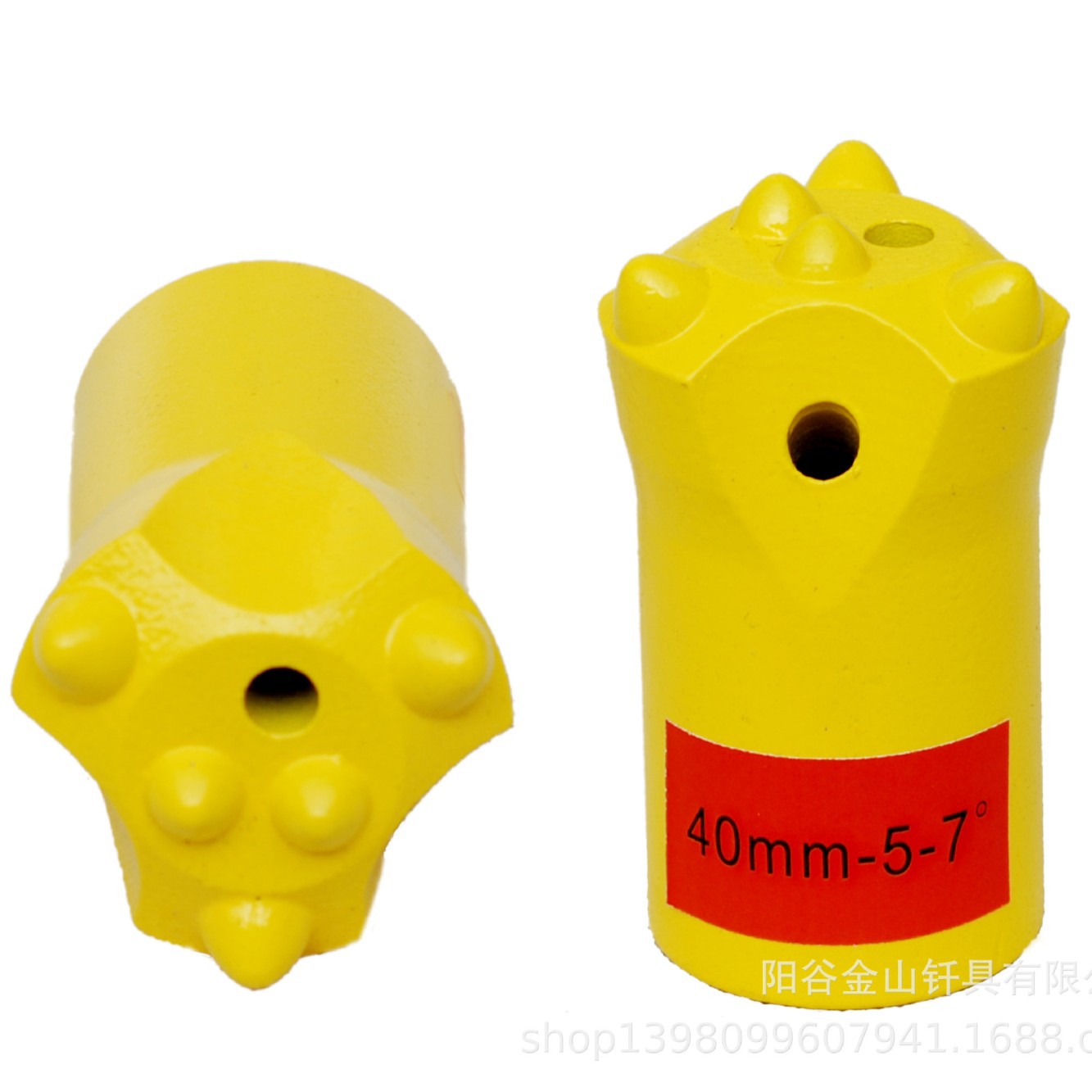 Minería taladro de diente esférico soldadura prensado en frío aleación dura ciruela flor túnel taladro de diente esférico broca