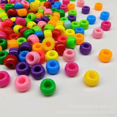 卸売りカラーアクリル散珠プラスチックdiyビーズキャンディー色6*9*4mmバケツビーズ汚れお下げ部品ビーズ