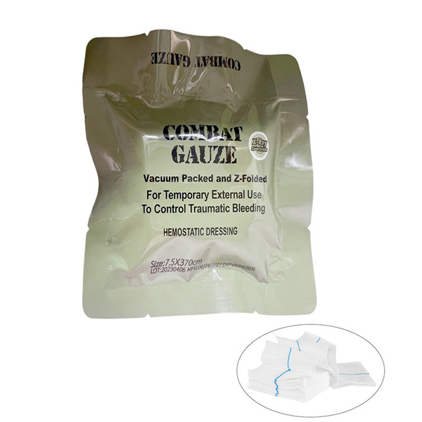 Kaolin soil shell poly glycogen gauze fighting gauze Hemostatic…