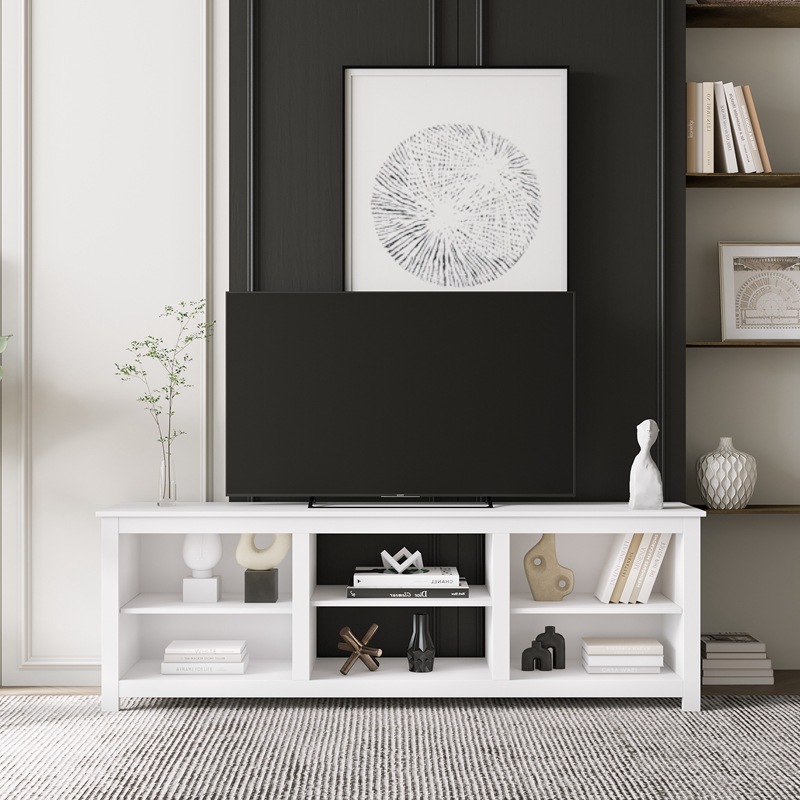 Gabinete de TV moderno minimalista nórdico luz lujo dormitorio TV gabinete sala de estar pequeño apartamento piso armario