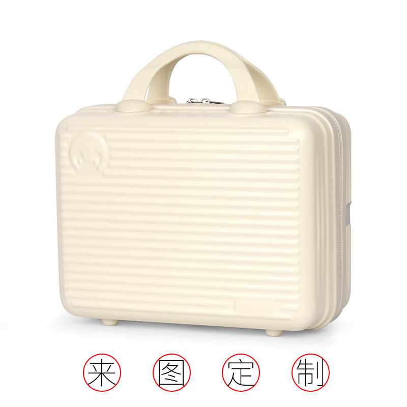 Fábrica directa de 14 pulgadas caja de maquillaje con regalo de mano caja de regalo de boda reunión anual caja de embalaje maleta al por mayor