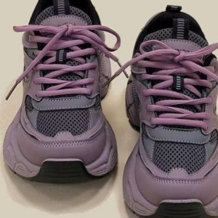 Universal Platform Purple Torre Shoes Women's 2025 New Spring Elevated European Stand Feet Small Casual sneaker