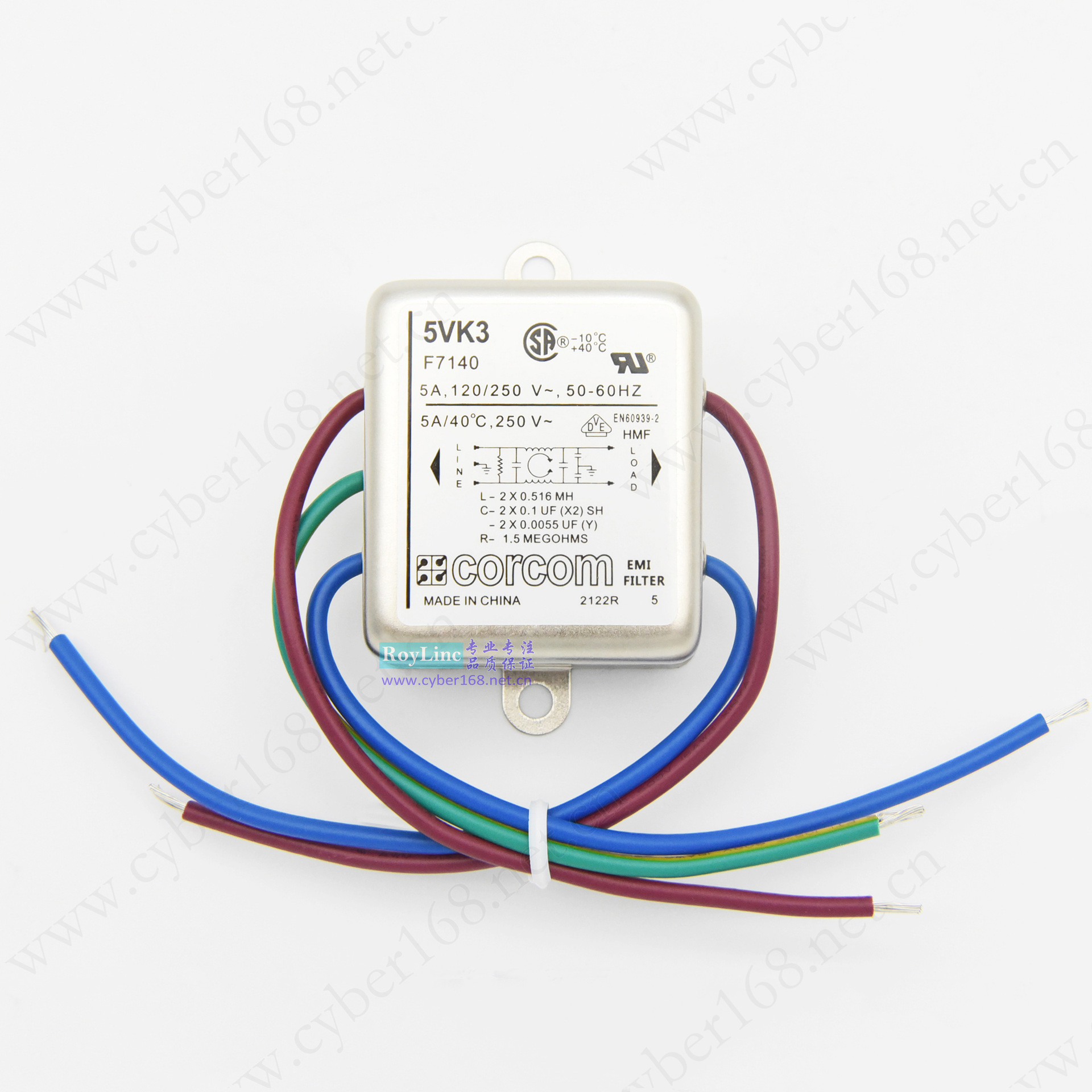 3VK3 F7136 5VK3 F7140 Corcom UL 滤波器模块汽车连接器接插件