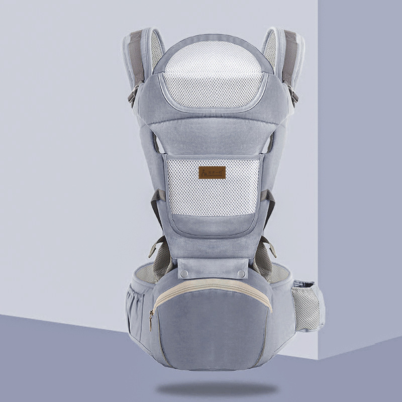 Baby Carrier Waist Stool Multifunctional Front-Hold Independent Upper Body Storage Stool Pure Cotton Maternal and Infant Products Factory Wholesale and Retail