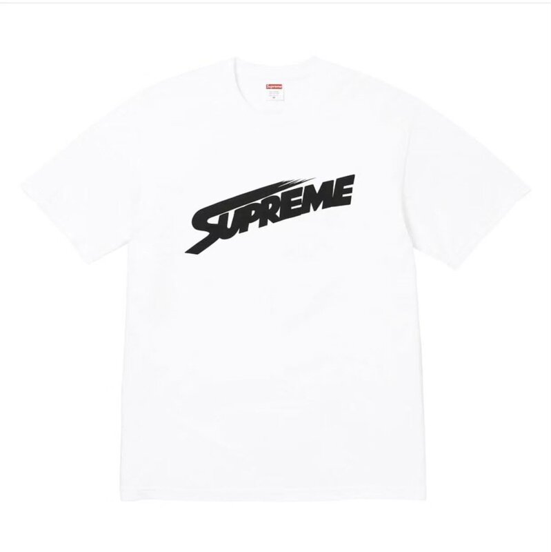 ヨーロッパとアメリカのトレンディなブランド 270 グラム純綿ストリート Sup レタールーズ半袖 Tシャツ男性と女性のクラシックプリントジョイント Tシャツ夏|undefined