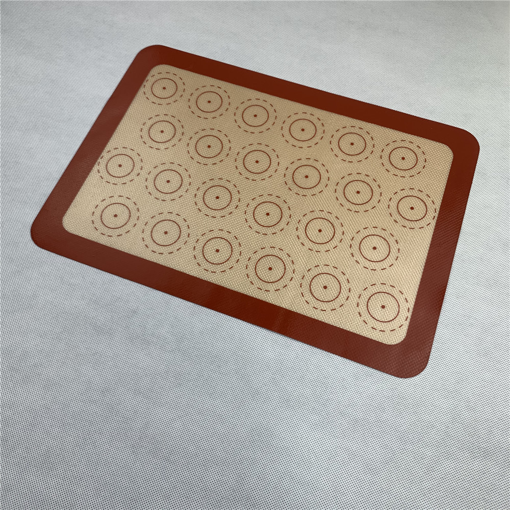 Estera de silicona para hornear combinación traje estera de silicona para hornear resistente a la temperatura macaron estera para hornear estera del horno estera para hornear transfronteriza